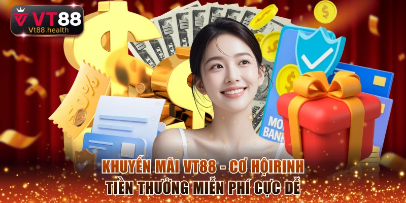Khuyến Mãi VT88 - Cơ Hội Rinh Tiền Thưởng Miễn Phí Cực Dễ